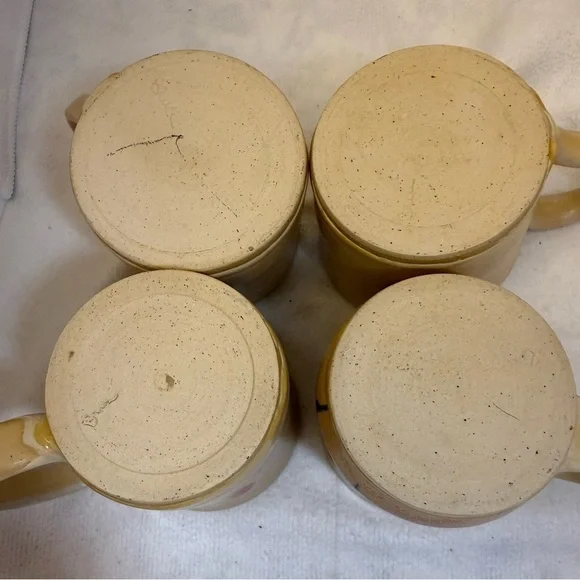 4/ studio art mugs. Tan with Black and Red Accents - Picture 5 of 5